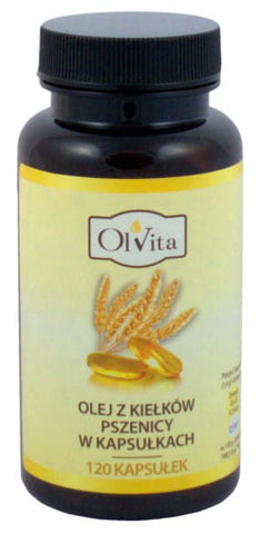 Wheat germ oil in capsules of 120 OLVITA capsules