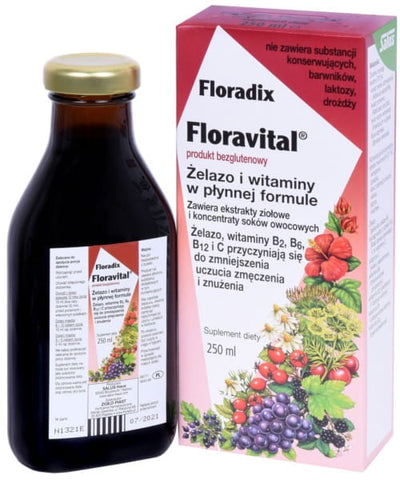 Kräuter - glutenfreier Eisennabe 250 ml FLORADIX