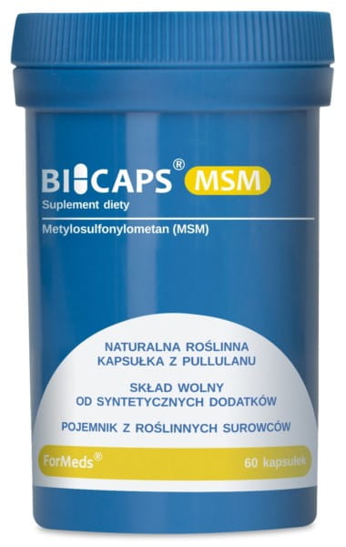 Bicaps MSM 60 capsules BONES JOINTS MUSCLES FORMEDS