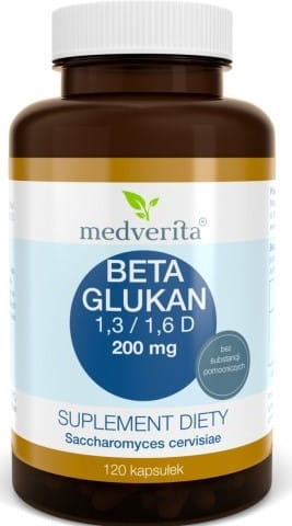 Beta Glucan 200 MG 120 Capsules MEDVERITA