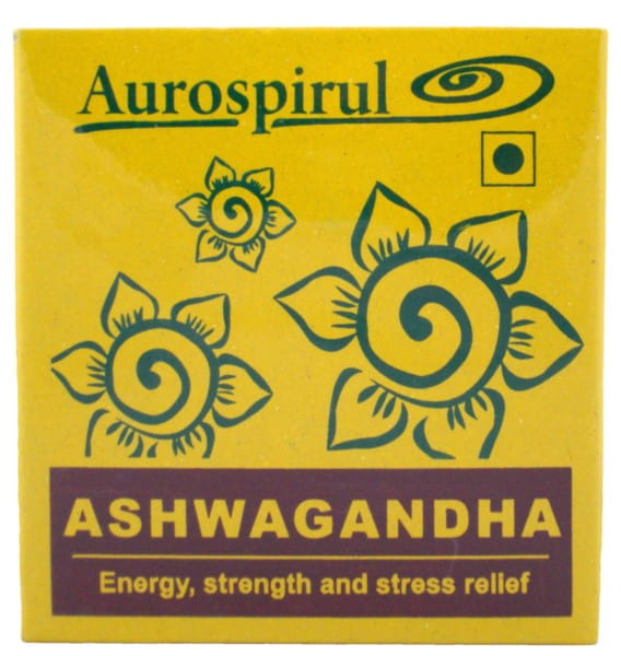 Ashwagandha 100 capsules Indian Ginseng AUROSPIRUL