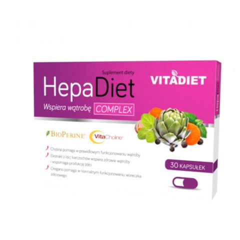 HEPAdiet 30 capsules liver support - VITADIET