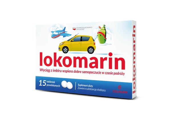 Lokomarin 15 tablets ginger extract COLFARM