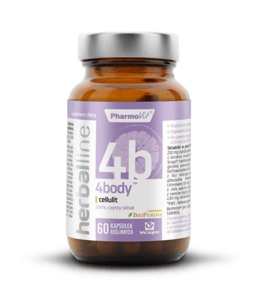 4 Körper 60 Kapseln Cellulite PHARMOVIT HERBALLINE - Biogo.de Hlavní obrázek produktu