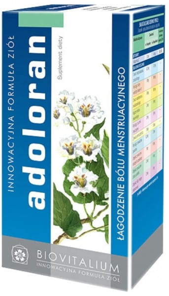 BioVITALIUM Adoloran Menstruationsschmerzen Kapseln, 60 Stück, natürliche Unterstützung bei Menstruationsbeschwerden