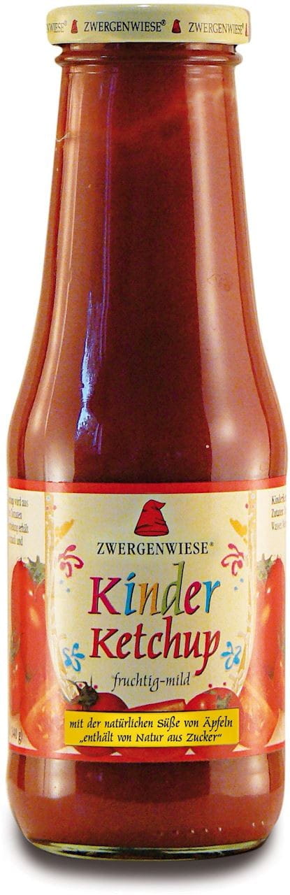 Glutenfreier Ketchup für Kinder BIO 500 ml - ZWERGENWIESE Hover Image