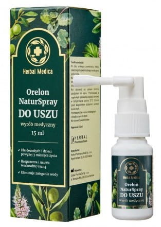 Herbal medica orelon naturspray oreille 15 ml HERBAL MONASTERIUM