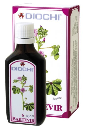 Baktevir Tropfen 50 ml DIOCHI Reinigung, Flasche mit Tropfverschluss, für natürliche Hautpflege und Reinigung