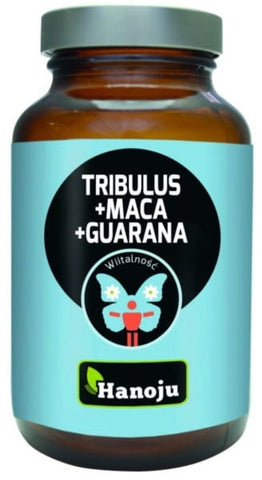 Tribulus Maca Guarana 500 MG 90 Kapseln Energie HANOJU