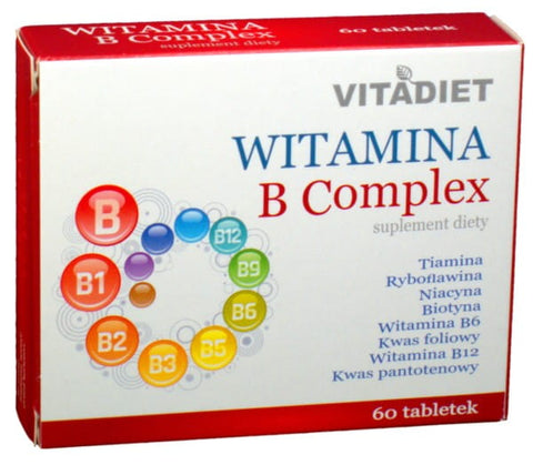 Vitamin B COMPLEX 60 tablets VITADIET