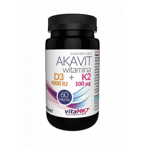 Akavit Vitamin D3 4000 K2 100 60 Tab. VITADIET