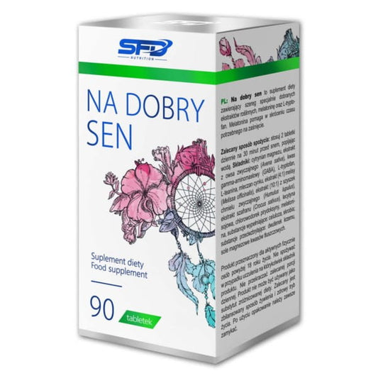 Hochwertige Melatonin 90 Tabs von SFD für besseren Schlaf, natürliche Nahrungsergänzung, entspannter Schlafkomfort