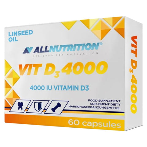 Vitamín D3 4000 60 kapsúl ALLNUTRITION