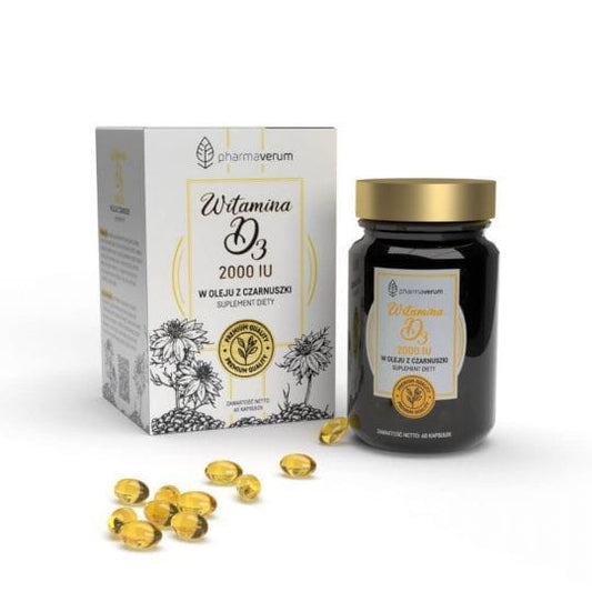 Vitamin D3 2000 in PHARMAVERUM Schwarzkümmelöl - Biogo.de