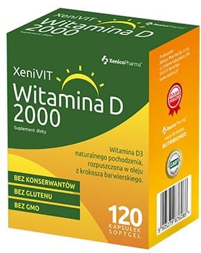 Xenivit Vitamin D 2000 120 Capsules XENICOPHARMA