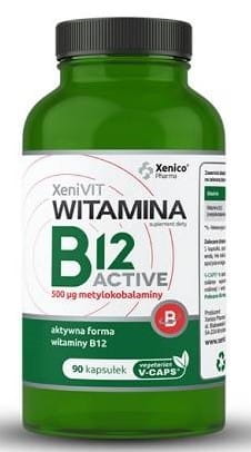 Vitamin B12 active 90 capsules XENICOPHARMA