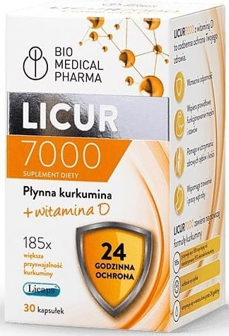 Licur 7000 Vitamin D 30k Curcumin BIO MEDICAL PHARMA