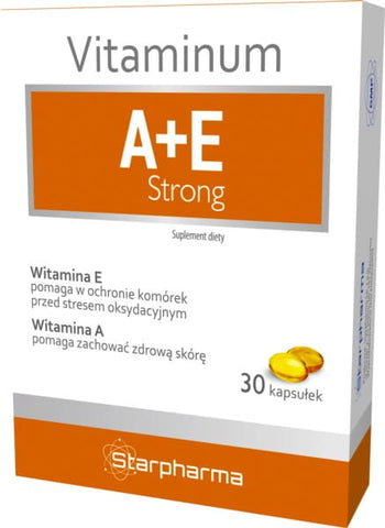 Vitamín a+E silný 30 kapsúl STARPHARMA