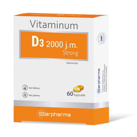Vitaminum D3 2000 UI fuerte 30 k STARPHARMA