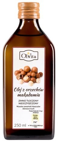 Kaltgepresstes Macadamiaöl 250 ml OLVITA - Biogo.de