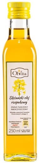 Cold-pressed rapeseed oil 250ml OLVITA