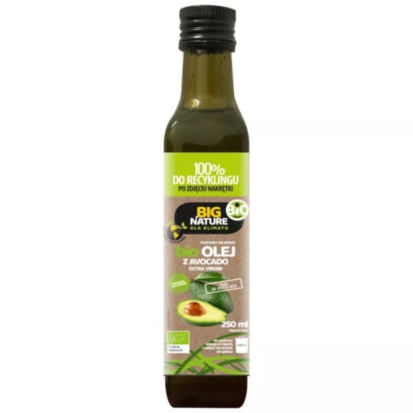 Avocado oil ORGANIC 250 ml BIG NATURE