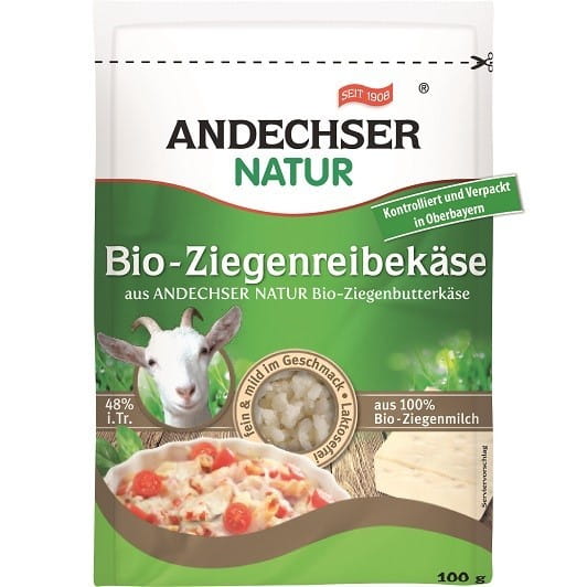 BIO geriebener Ziegenkäse 100 g - Biogo.de