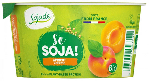 Verkauf Aprikose glutenfreies Sojabohnendessert BIO 150 g - SOJADE