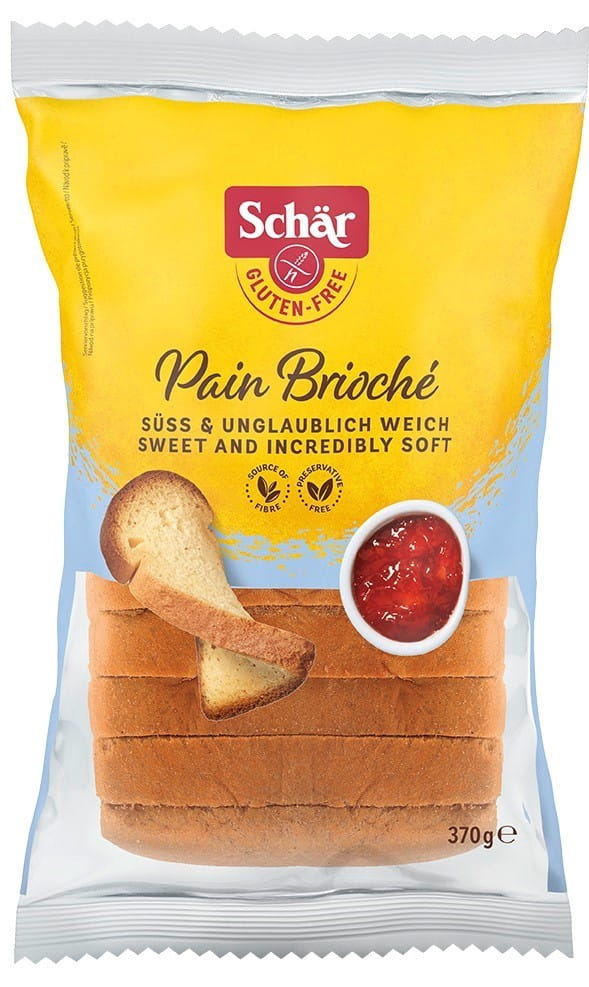 Pan Brioche - sweet bread. 370 g SCHÄR