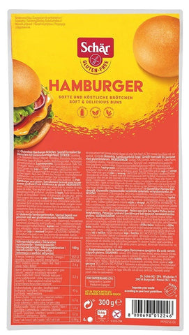 Hamburger - bun for burger without glass. 300 g SCHÄR