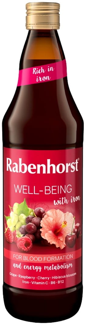 Mehrfruchtsaft mit Eisen und Vitamin C B6 B12 750 ml - RABENHORST