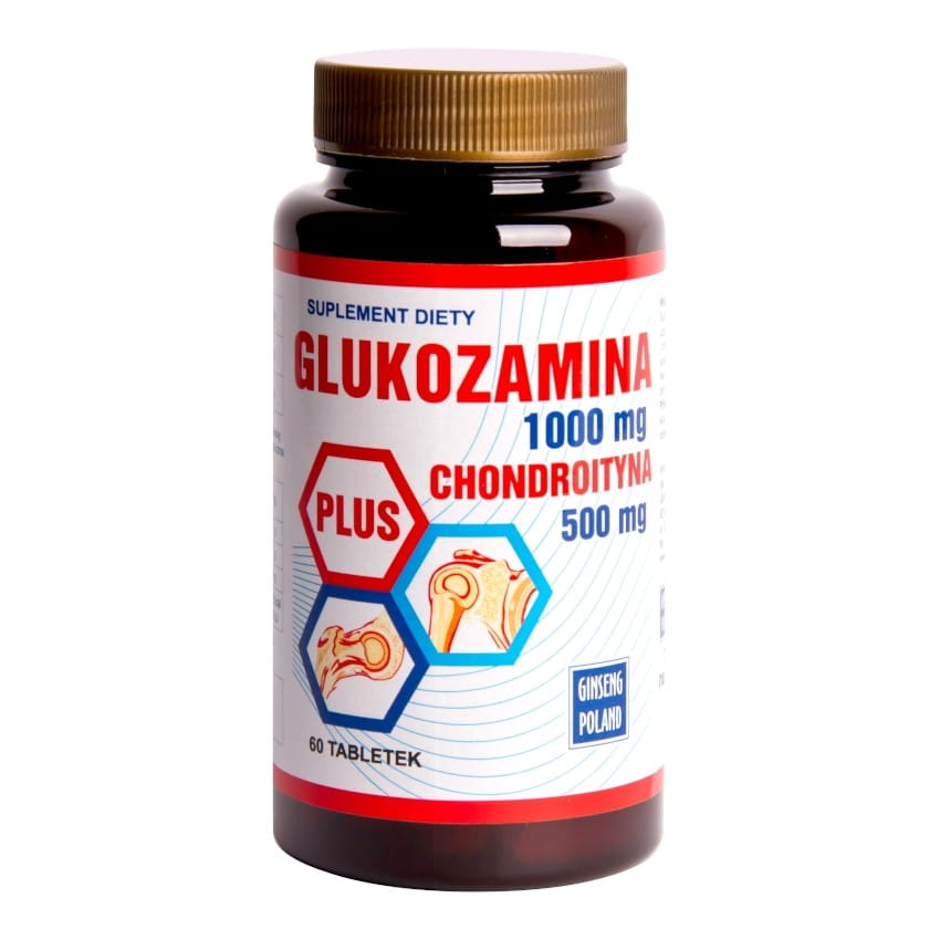Glucosamina 1000 mg + Condroitina 500 mg 60 comprimidos GINSENG