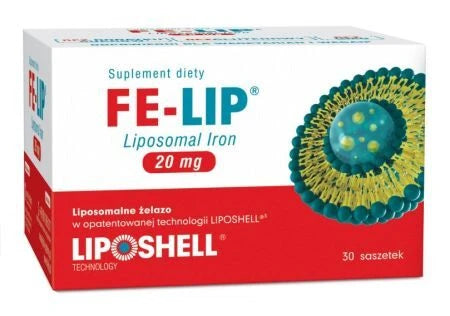 Liposomal Iron 20 mg 30 sachets FE-LIP