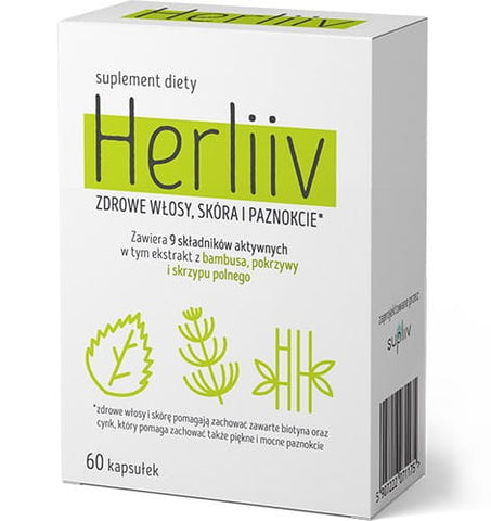 Herliiv 60 kapsúl – zdravé vlasy, pokožka a nechty