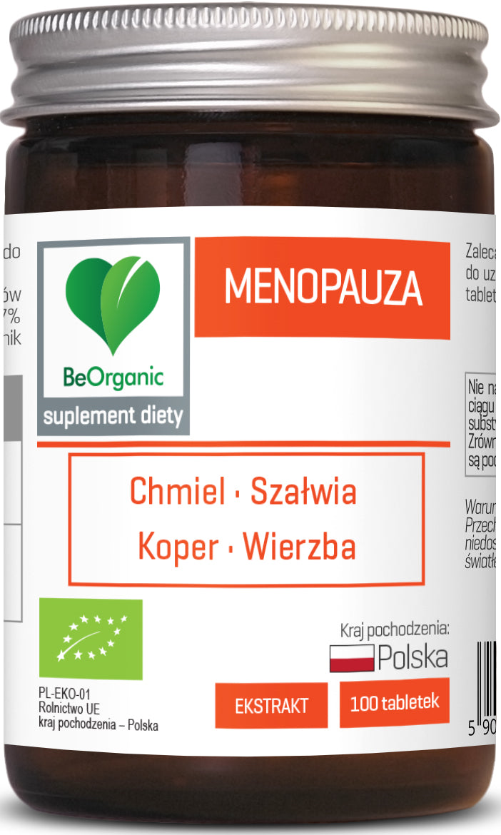 Tablety na menopauzu BIO 100 kusov (450 mg) - BUĎTE BIO