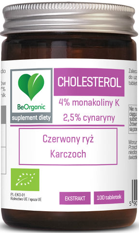 Comprimés de cholestérol BIO 100 pièces (400 mg) - BE ORGANIC