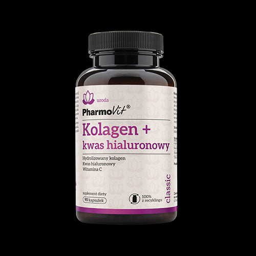 Kollagen + glutenfreie Hyaluronsäure 90 Kapseln 5715 g - PHARMOVIT