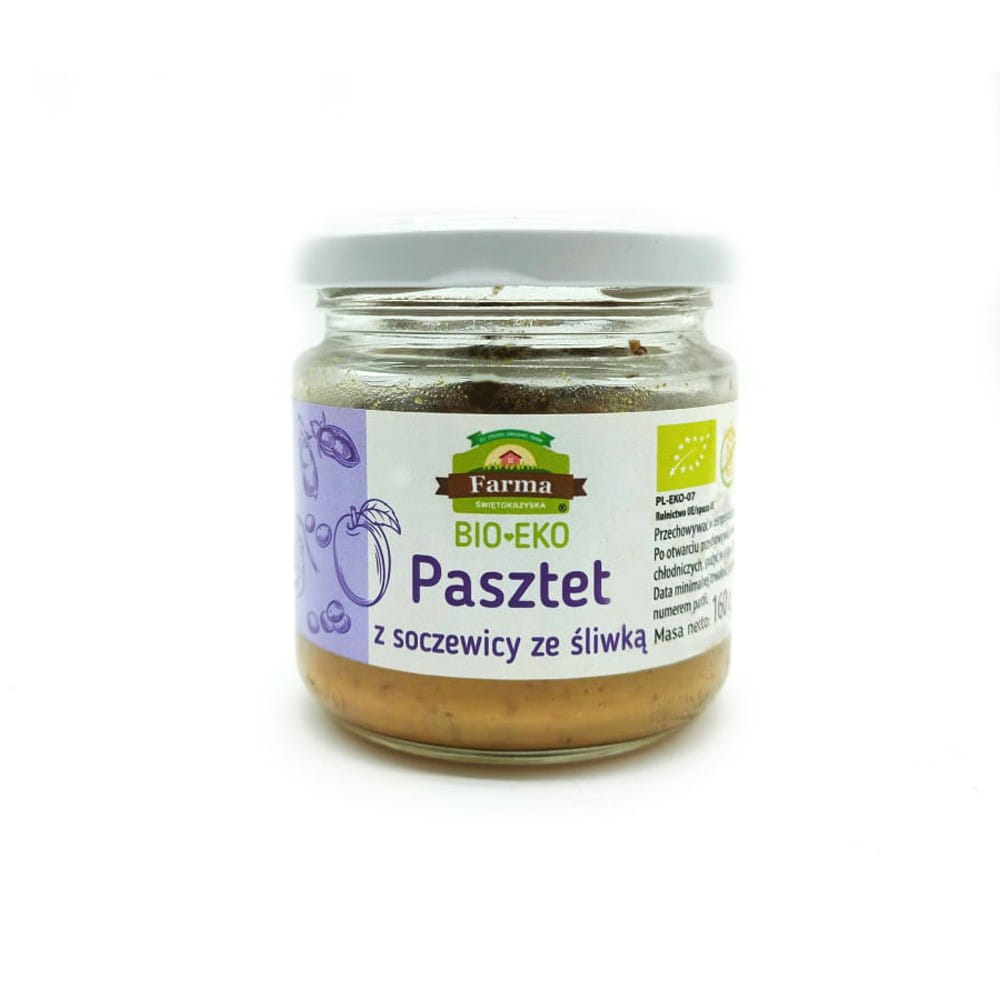 Pat� con lentejas y ciruelas sin gluten BIO 160 g - FARMA �WI�TOKRZYSKA