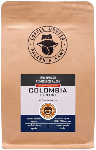 Arabica-Kaffeebohnen 100% Kolumbien fair gehandelt BIO 250 g - COFFEE HUNTER