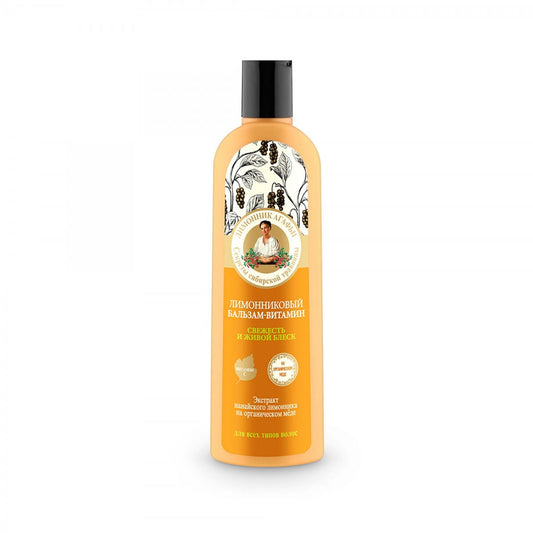 Citrus Conditioner von EUROBIO LAB für alle Haartypen, 280 ml Flasche, mit frischem Zitrusduft und pflegender Formel.
