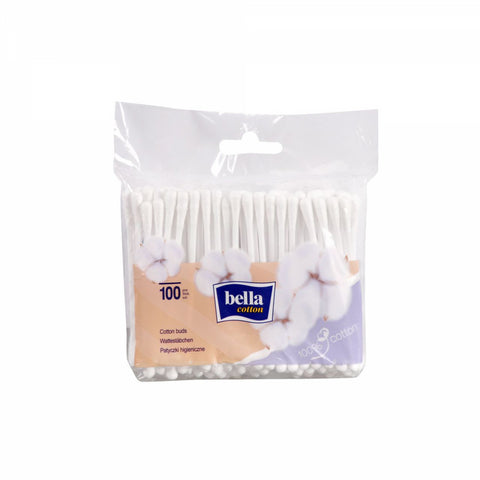 Hygiene sticks in foil 100 pieces - BELLA COTTON