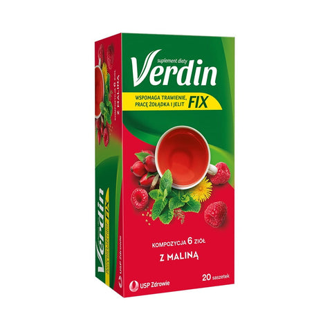 Herbes à la framboise 20 sachets - VERDIN FIX