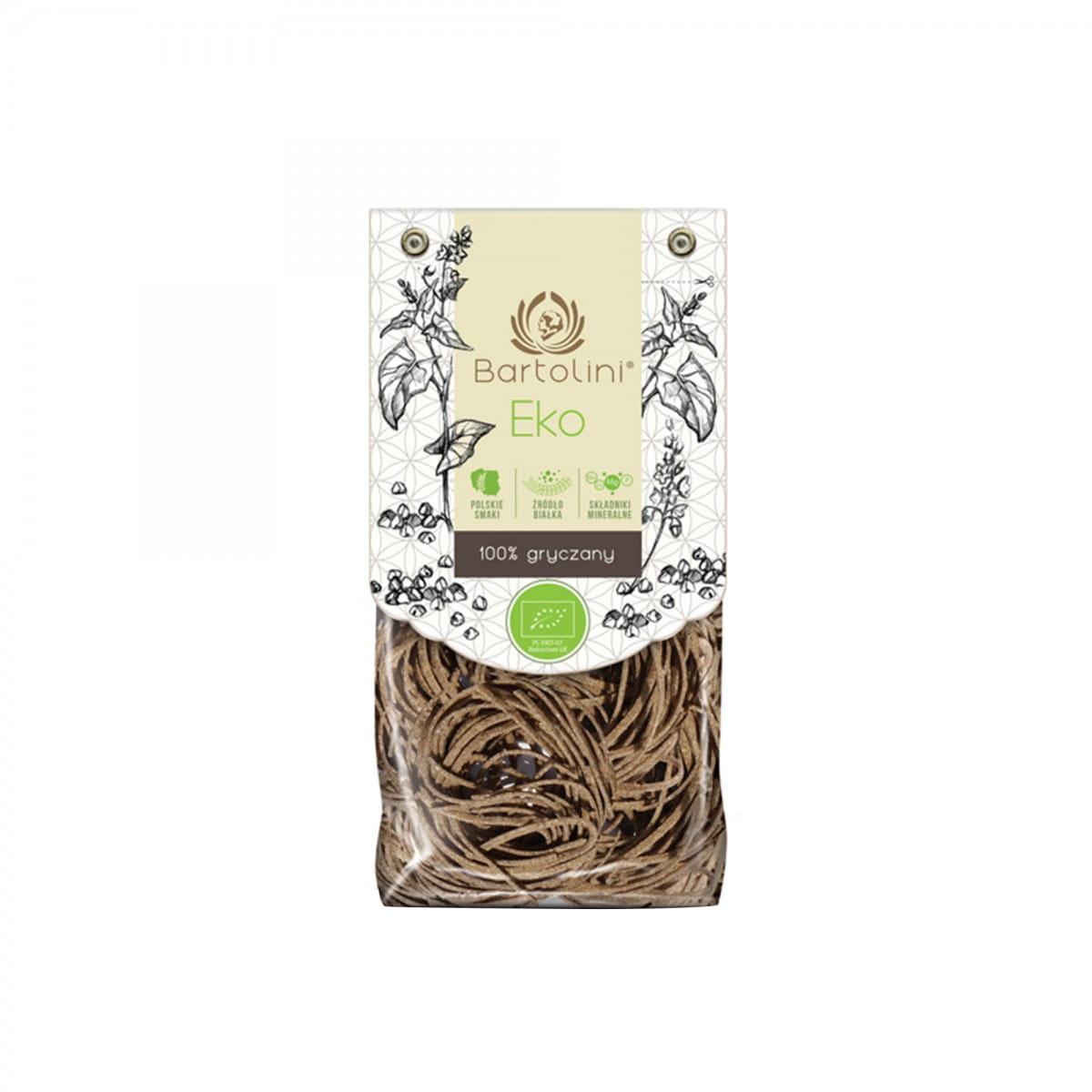 100% buckwheat pasta ORGANIC 250 g - BARTOLINI