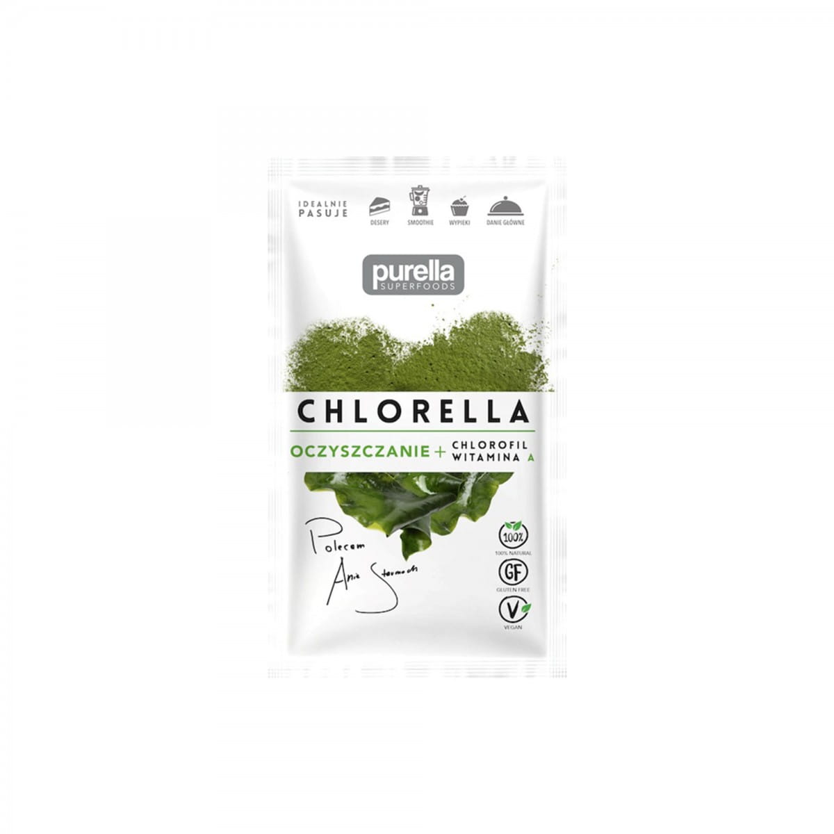 Chlorelle nettoyante chlorophylle + vitamine A 21 g PURELLA FOOD