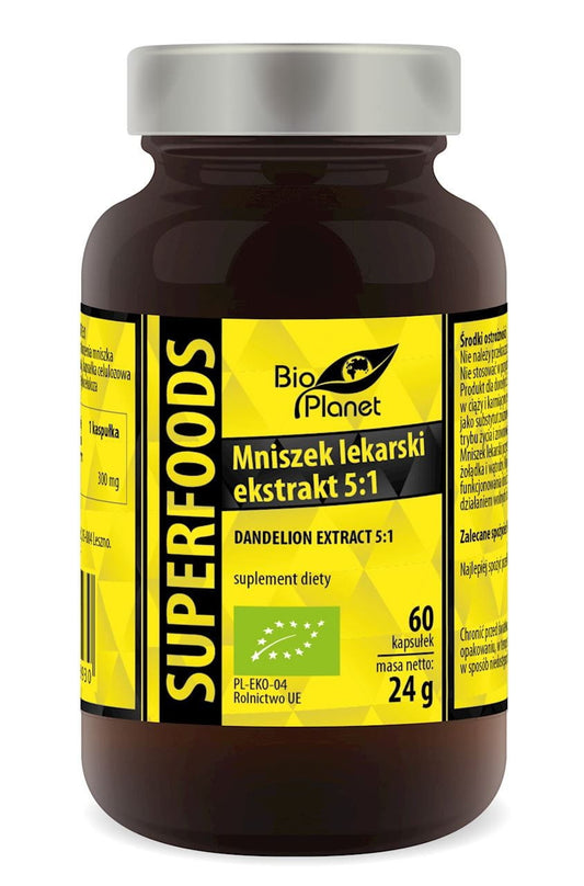 Bio Planet Monster Arzneimittlextrakt Bio in 60 Kapseln, 300 mg, natürliche Superfood-Ergänzung, für Gesundheit und Wohlbefinden