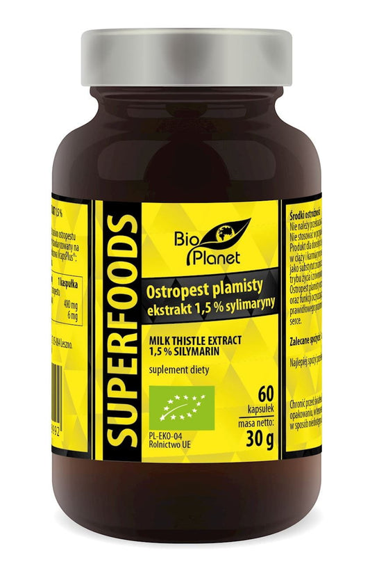 Bio MILCH MILCHEXTRAKT in 60 Kapseln, BIO PLANET, SERIA SUPERFOODS, mit 406 mg Milchprotein, in Kapselverpackung