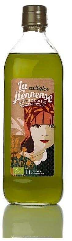 Natives Bio Olivenöl Extra von VADOLIVO in 1-Liter-Flasche, kaltgepresst, goldgelbe Farbe, ideal für Kochen und Salate
