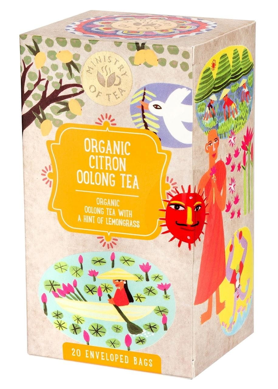ZITRONEN-OOLONG-TEE (CITRON OOLONG TEE) BIO (20 x 1,7 g) 34 g - MINISTRY OF TEA - Biogo.de