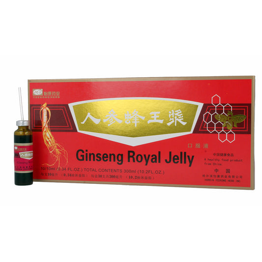 Ginseng Gelée Royale Ampullen 10 x 10 ml MERIDIAN - Ginseng mit Gelée Royale - Biogo.de