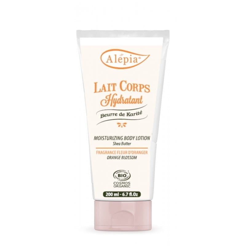 LAIT CORPOREL AU BEURRE DE KARITÉ ECO PARFUM FLEUR D'ORANGER 200 ml - ALEPIA